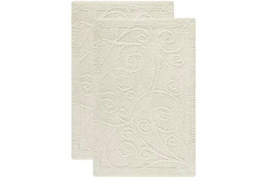 Safavieh SpaPlush Vine Scroll Bath Mat Set