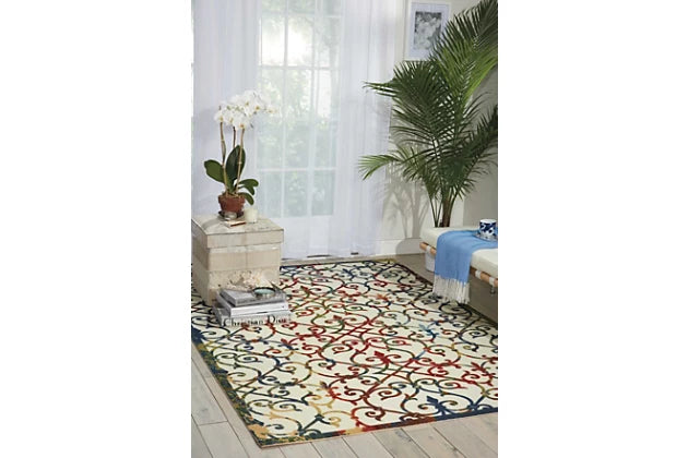 Home & Garden Outdoor Multicolor 5' x 8' Area Rug