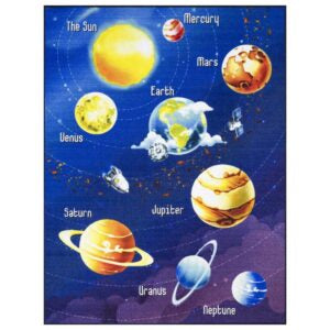 Children’s Garden Collection Area Rugs Solar System